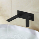 Ruki Wall Basin Mixer Matt Black PBS3003-MB - Bathroom Hub