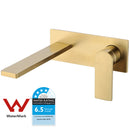 Ruki Wall Basin Mixer Brushed Gold PBS3003LF-BG - Bathroom Hub