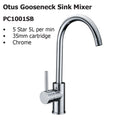 Otus Gooseneck Sink Mixer PC1001LF