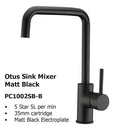 Otus Sink Mixer Matt Black PC1002LF-B