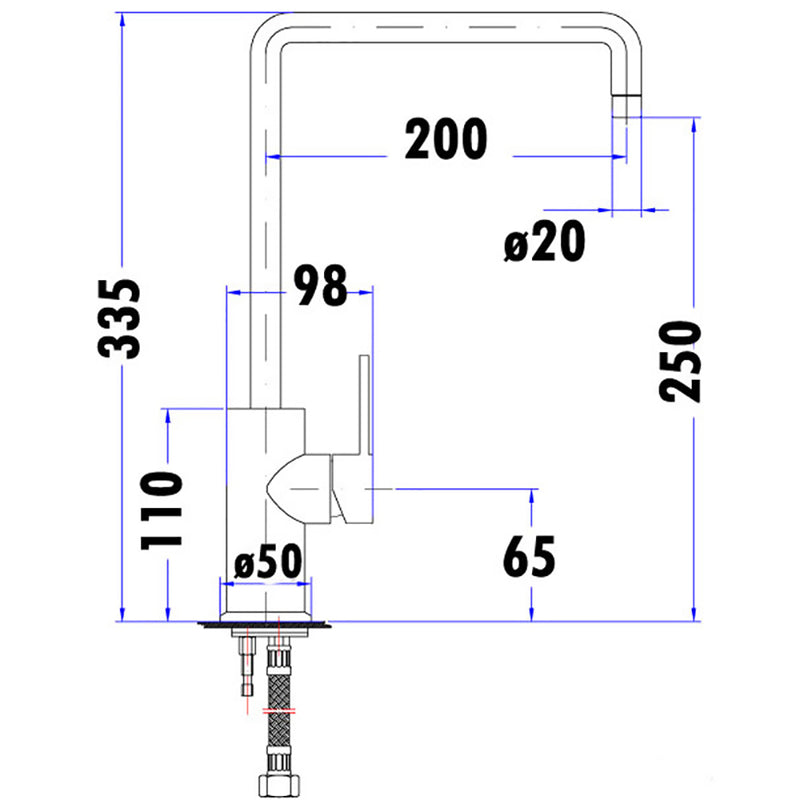 Otus Sink Mixer PC1002SB