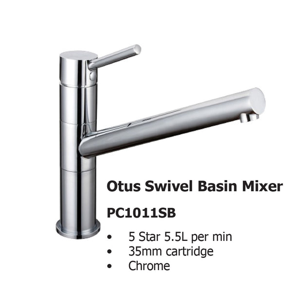 Otus Swivel Basin Mixer PC1011SB