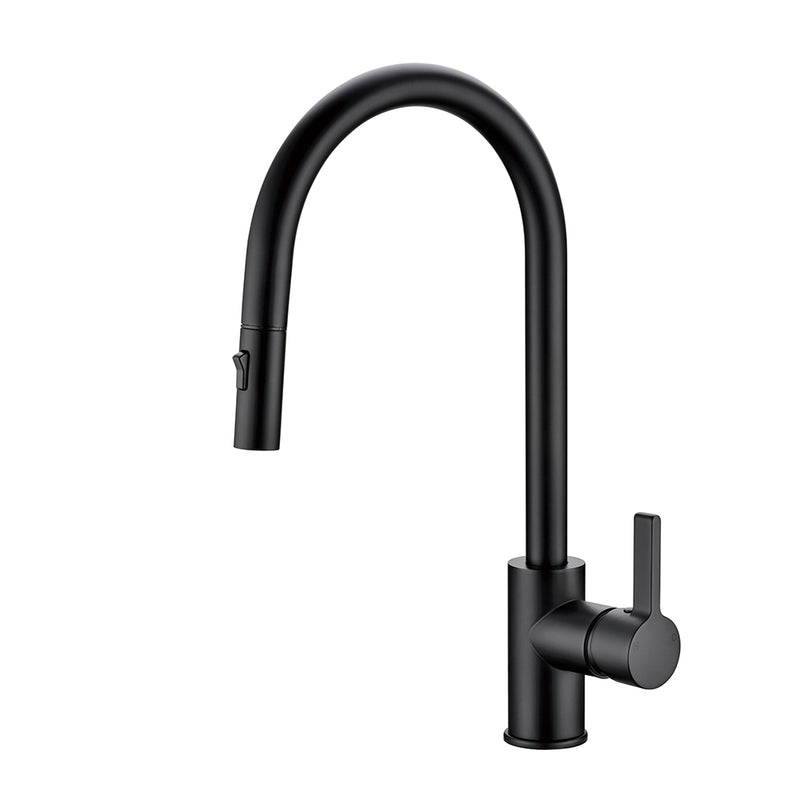 Otus New Pull out Sink Mixer Matt Black PC1016SB-B