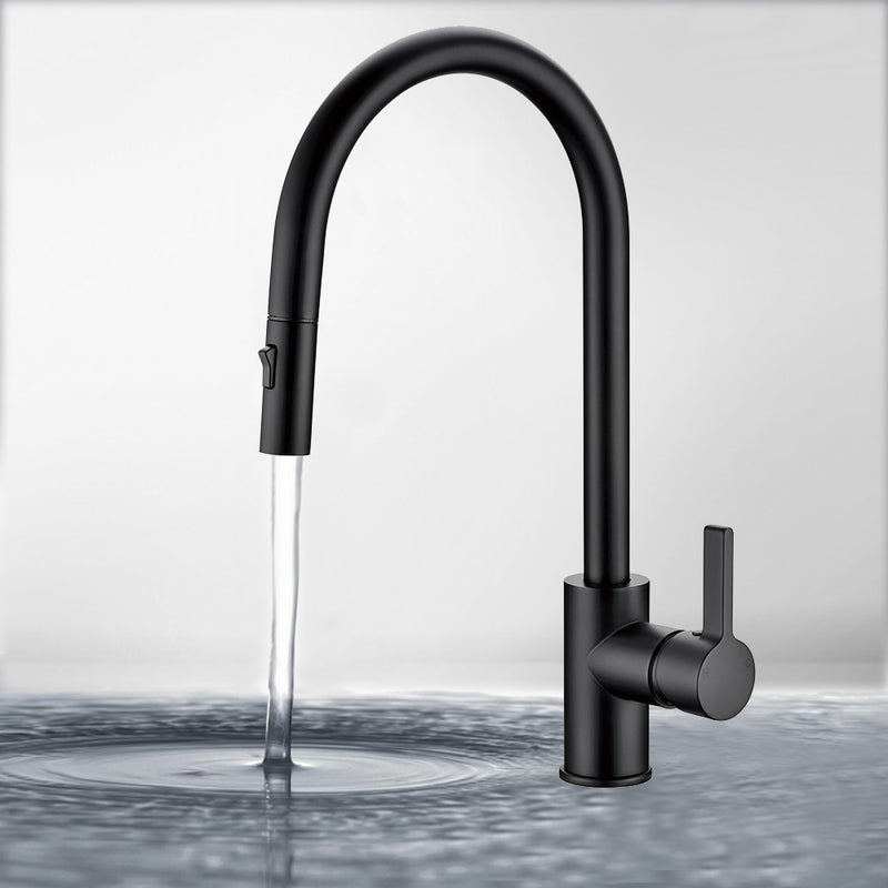 Otus New Pull out Sink Mixer Matt Black PC1016SB-B