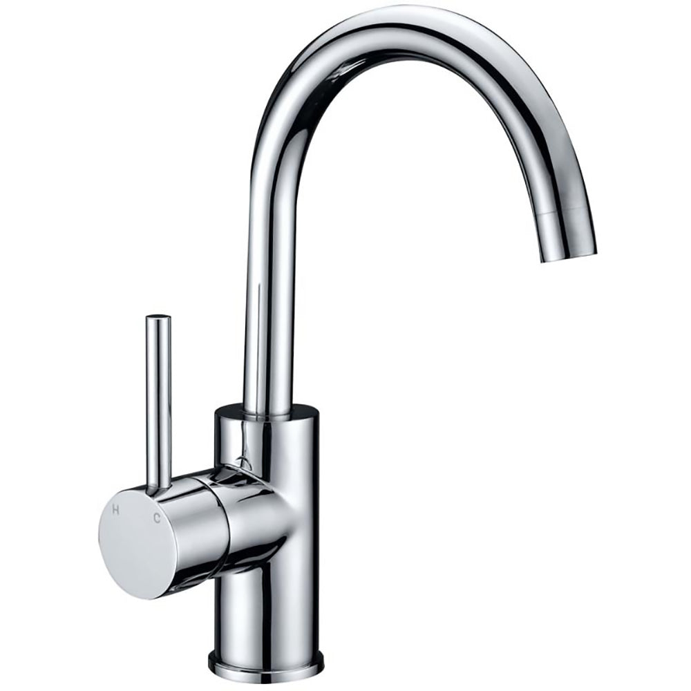 Otus Gooseneck Basin Mixer PC2002LF - Bathroom Hub