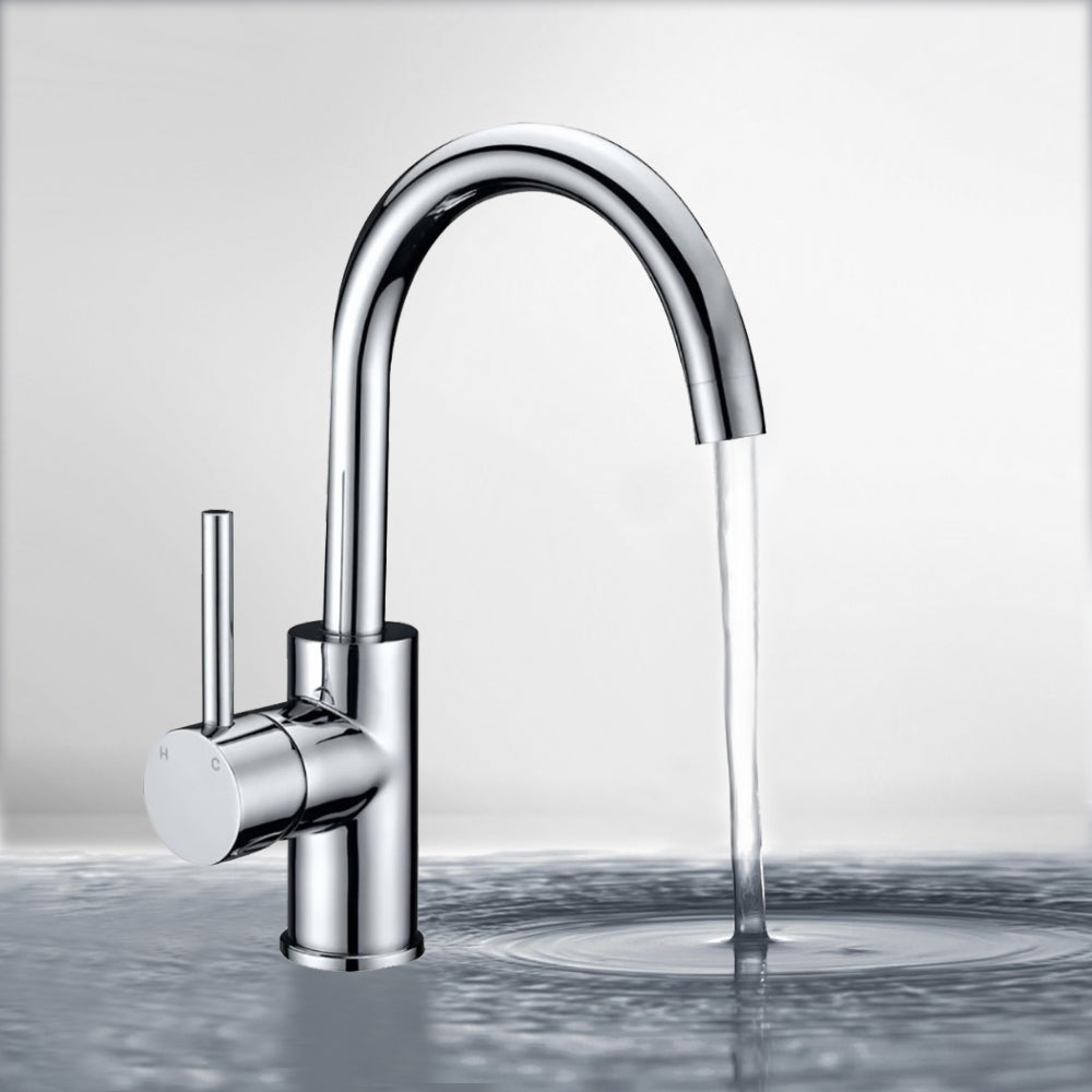 Otus Gooseneck Basin Mixer PC2002LF - Bathroom Hub