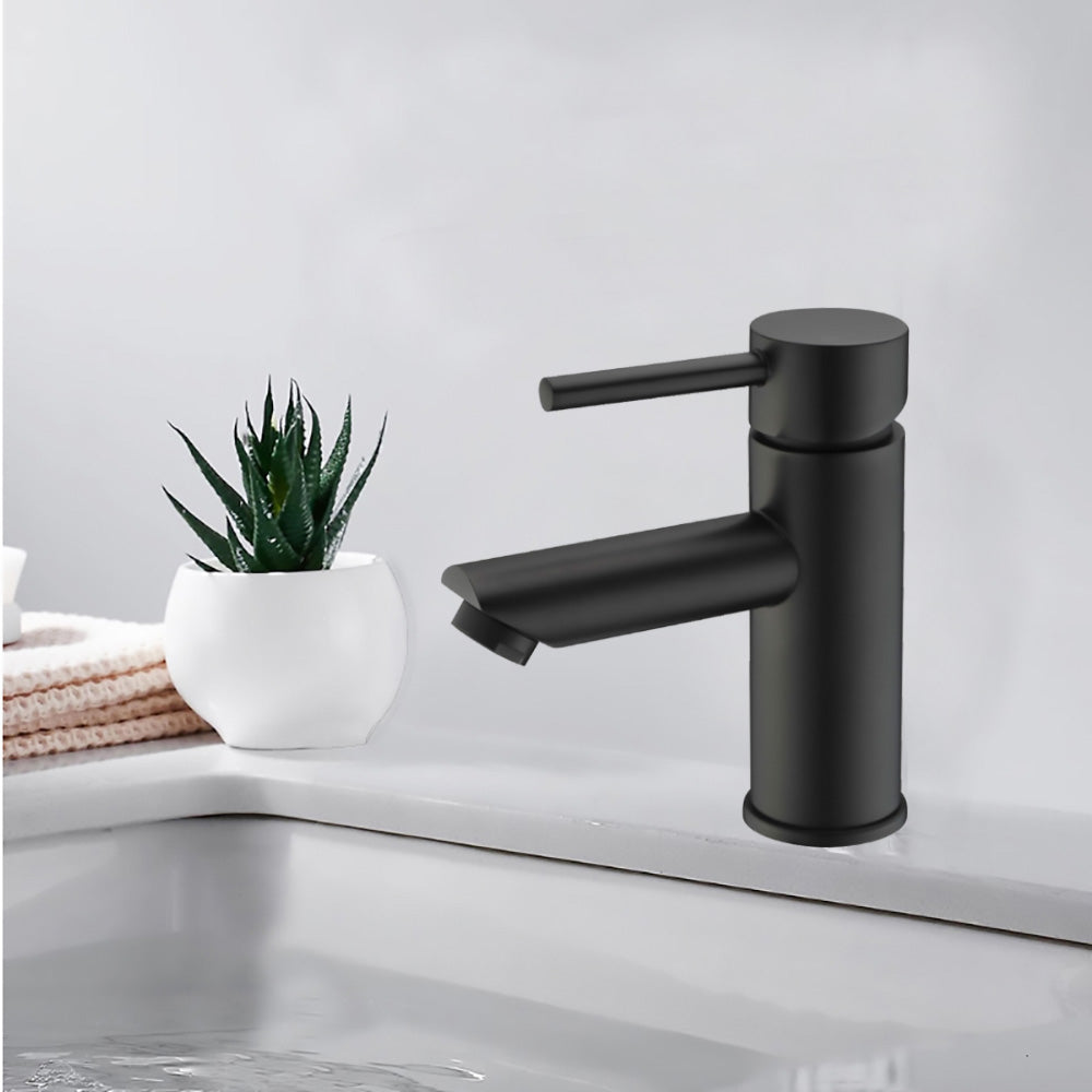 Otus Basin Mixer Matt Black PC2003LF-B - Bathroom Hub