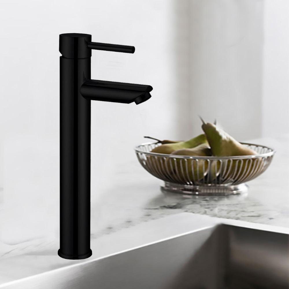 Otus High Rise Basin Mixer Matt Black PC2004LF-B