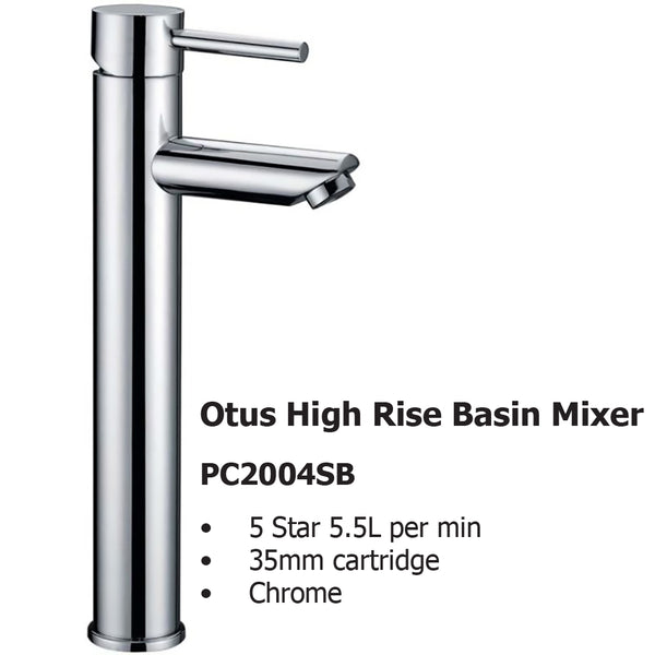 Otus High Rise Basin Mixer PC2004SB