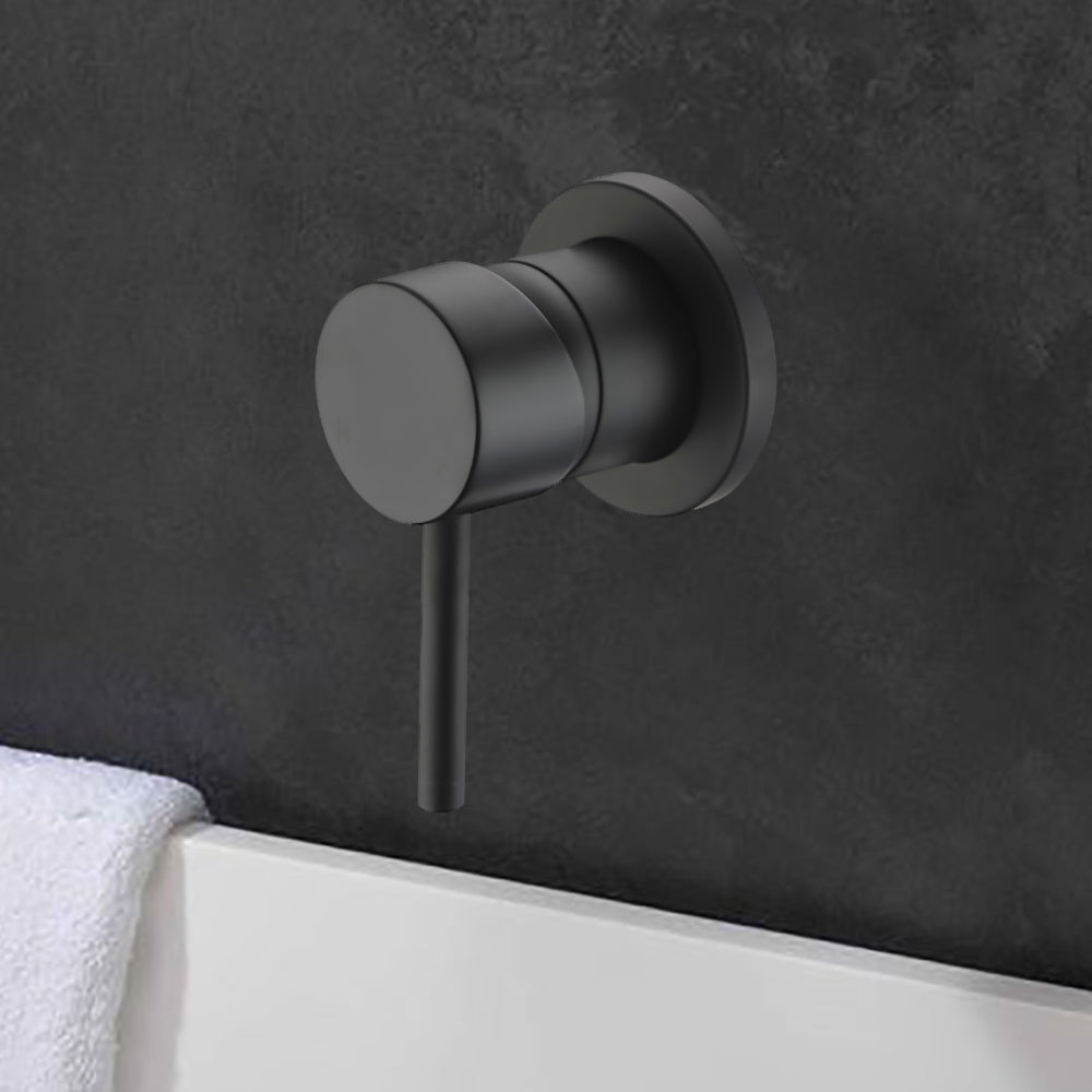 Otus Wall Mixer Matt Black PC3003SB-B - Bathroom Hub