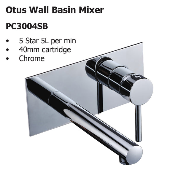 Otus Wall Basin Mixer PC3004SB
