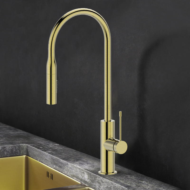 Sink Mixer in Brushed Gold PCC1002-BG In Sydney 