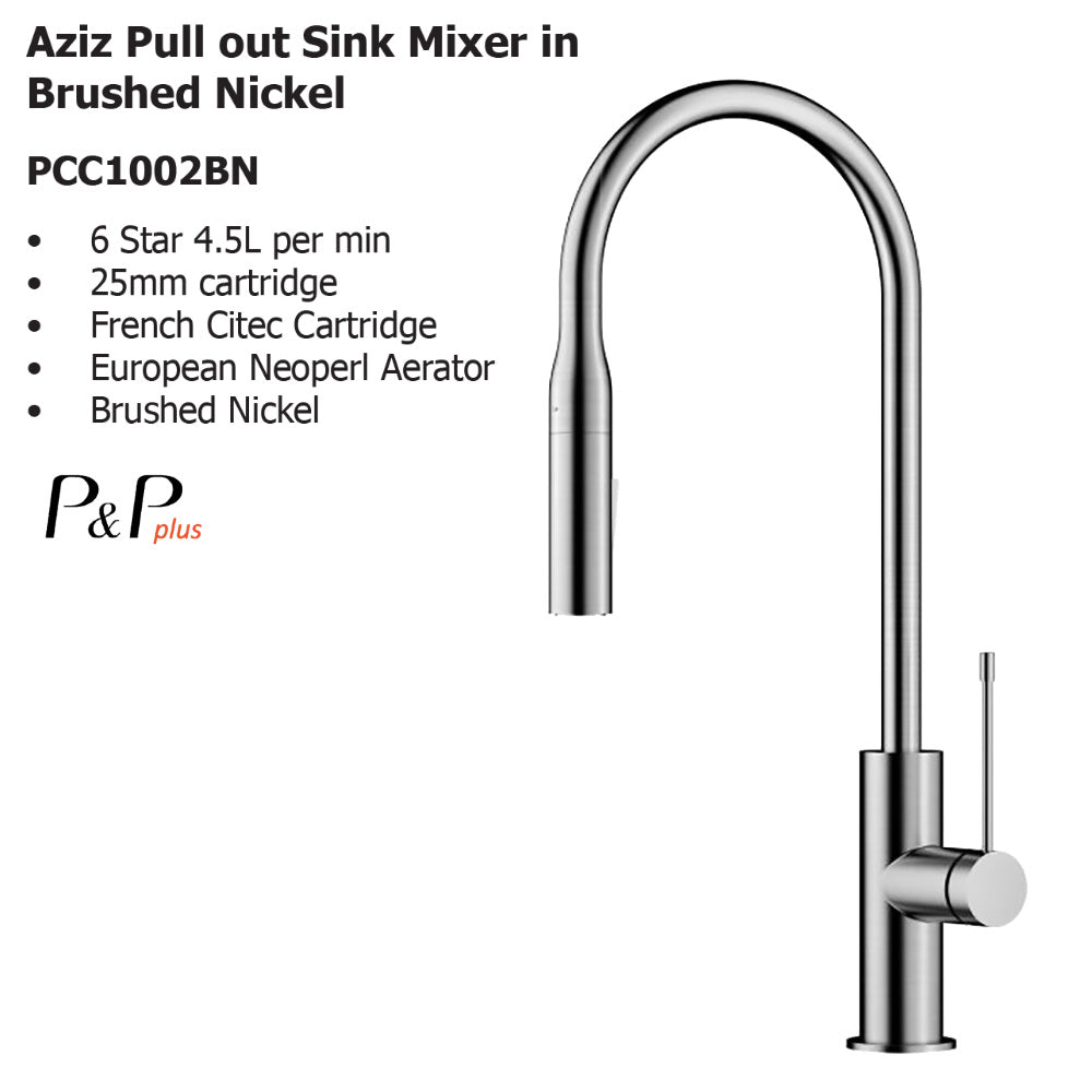 Pull out Sink Mixer PCC1002BN In Sydney