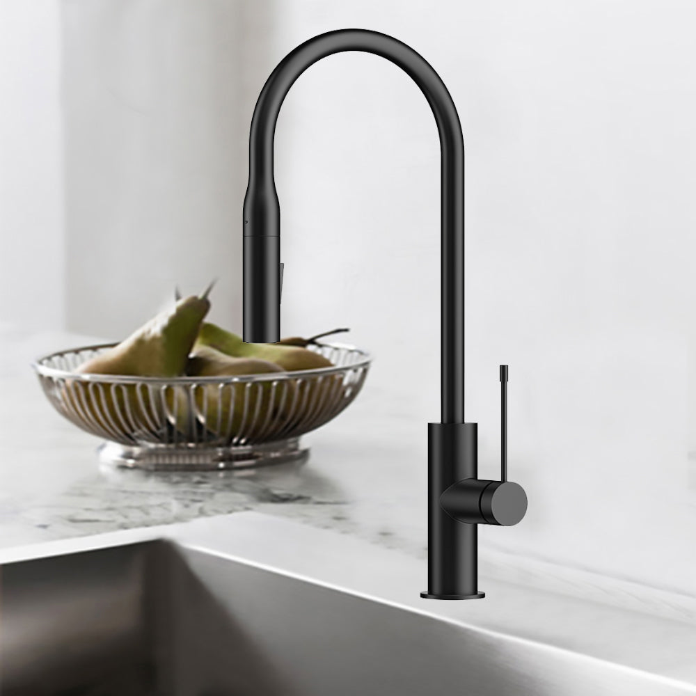 Pull out Sink Mixer in Matt Black PCC1002MB In Sydney