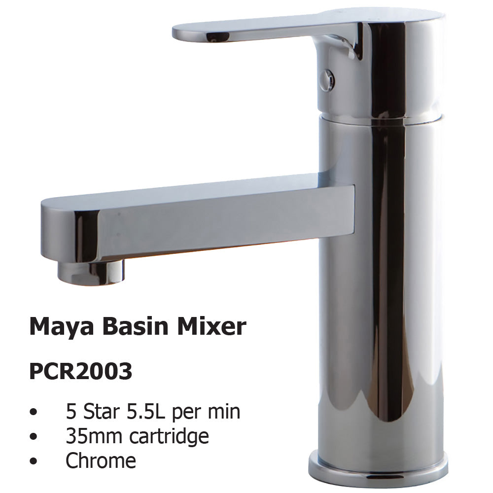 Maya Basin Mixer PCR2003 - Bathroom Hub