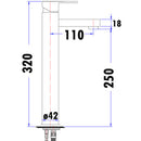 Maya High Rise Basin Mixer PCR2004