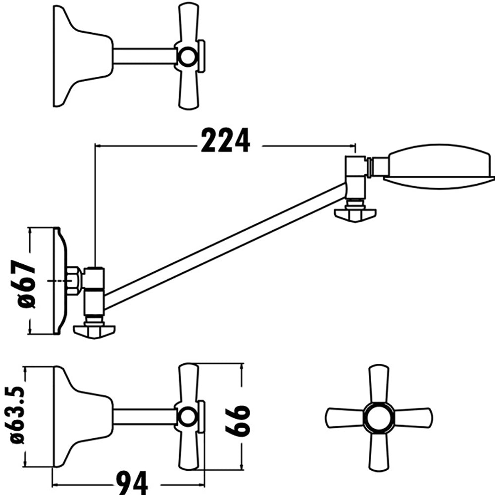 Shower Tap Set PENZ05 - Bathroom Hub
