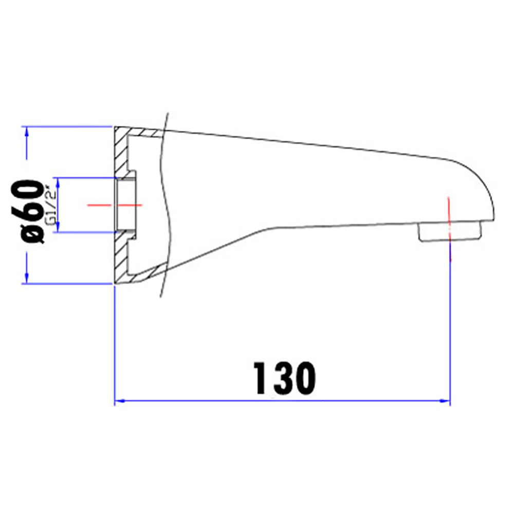 Yale Bath Spout PHD-1001 - Bathroom Hub