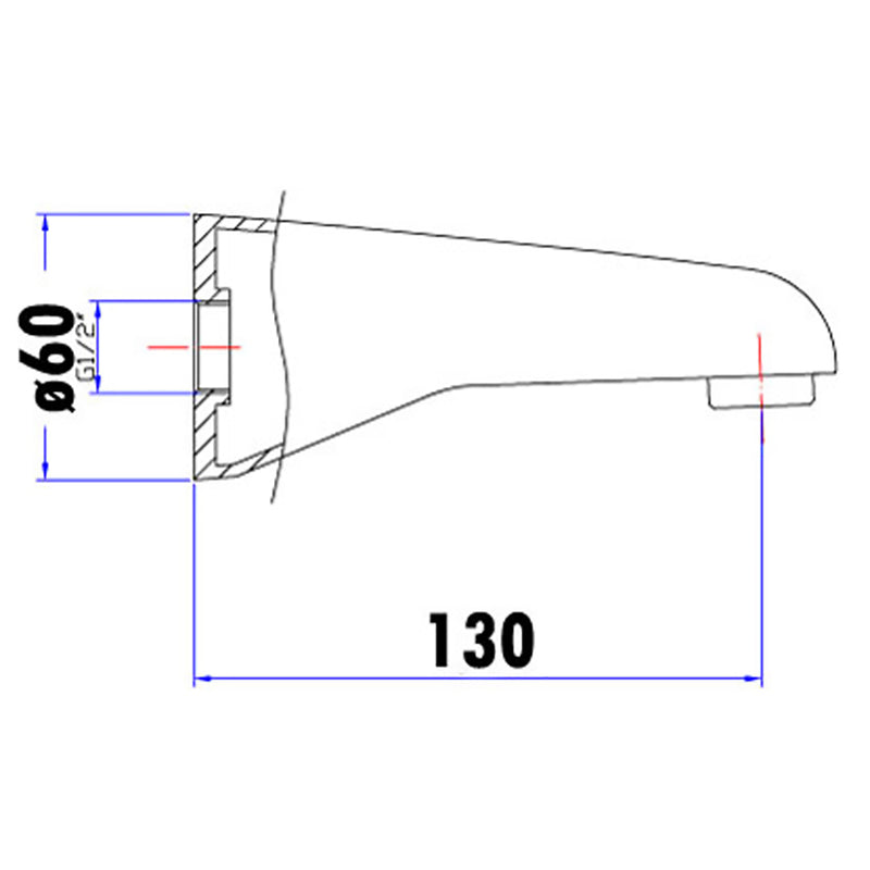 Yale Bath Spout PHD-1001