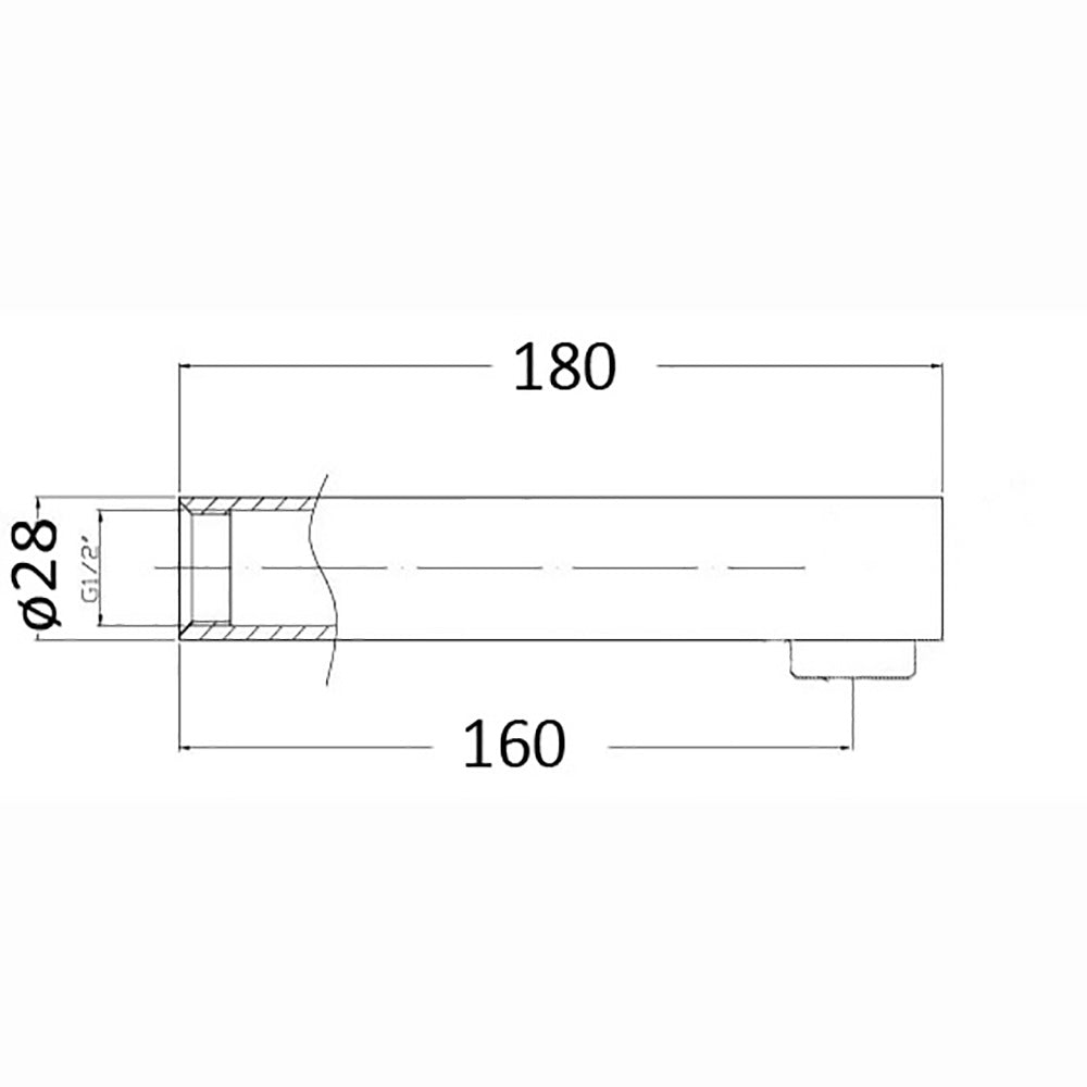 Yale Bath Spout PHD-1005 - Bathroom Hub