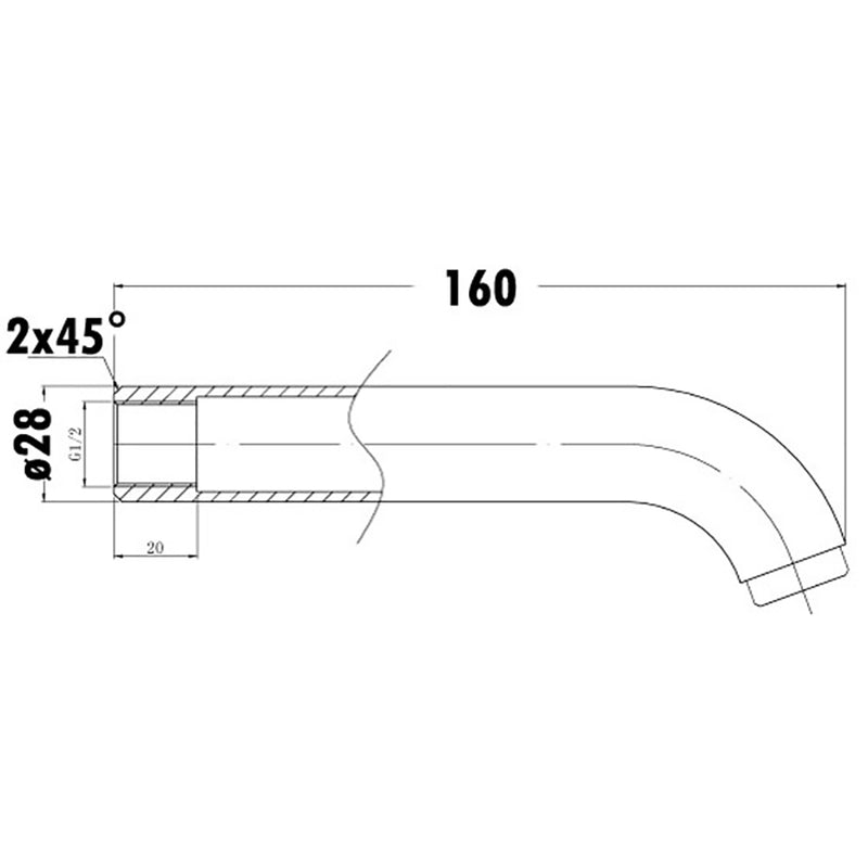 Yale Bath Spout PHD-1006