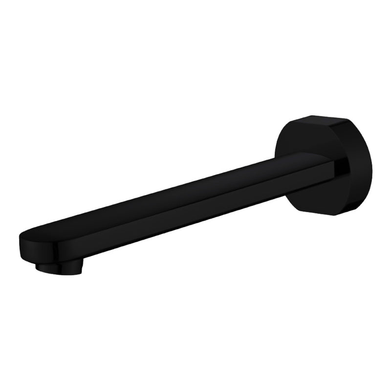 Cora Bath Spout Matt Black PHD1015-B - Bathroom Hub