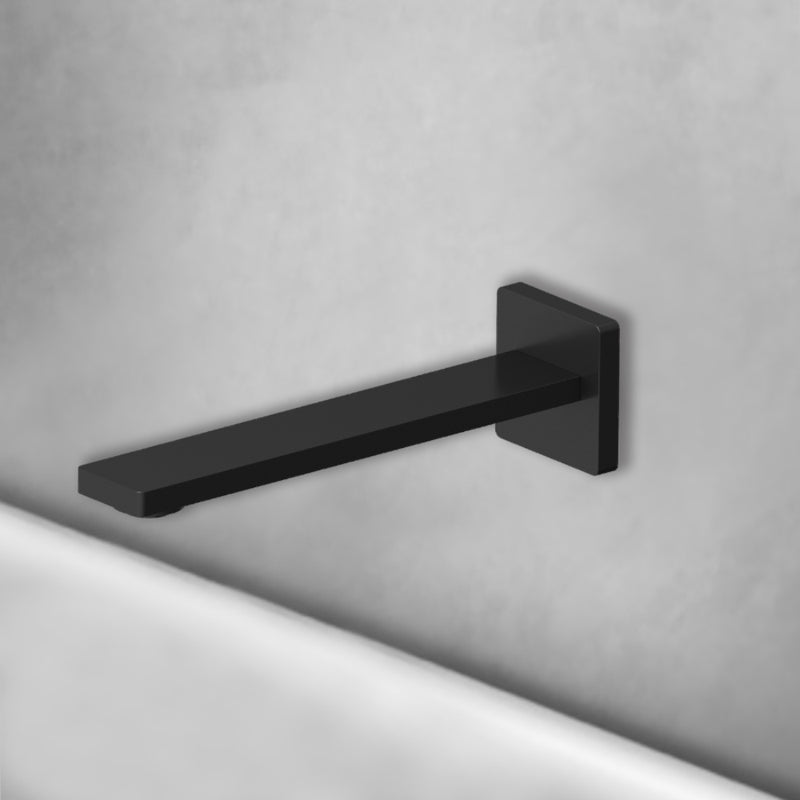 Ruki Bath Spout Matt Black PHD1019MB - Bathroom Hub