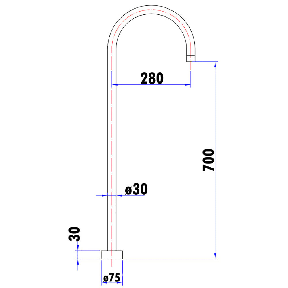 Yale Free Standing Bath Spout PHD1021FM-B - Bathroom Hub