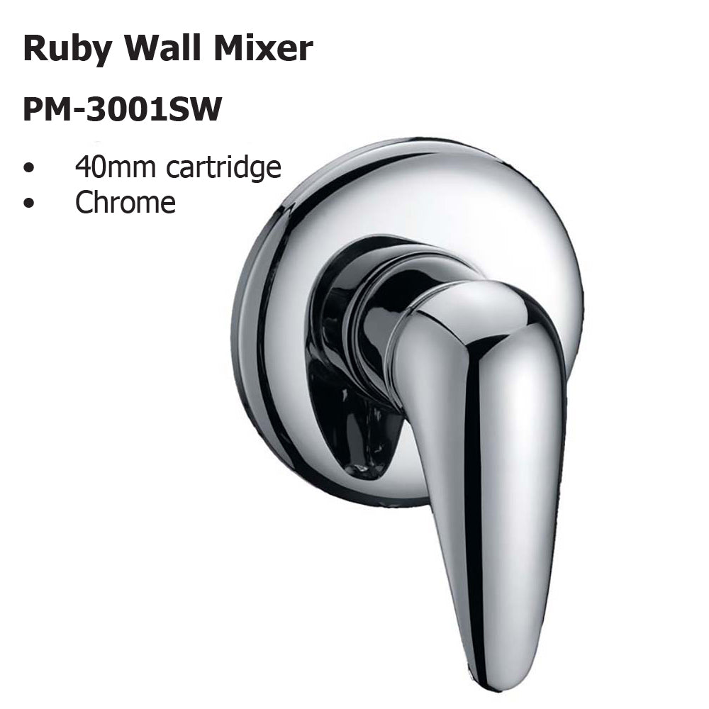 Ruby Wall Mixer PM-3001SW - Bathroom Hub