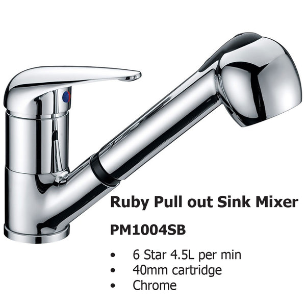 Ruby Pull out Sink Mixer PM1004LF