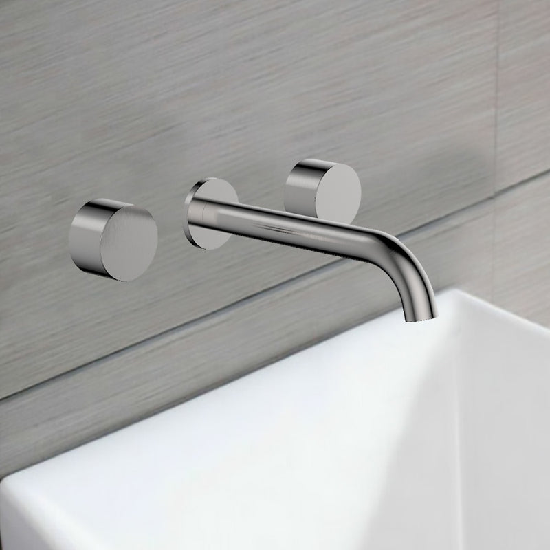 Tana 1/4 Turn C/D Basin/Bath Set Brushed Nickel POK90NZ01-BN