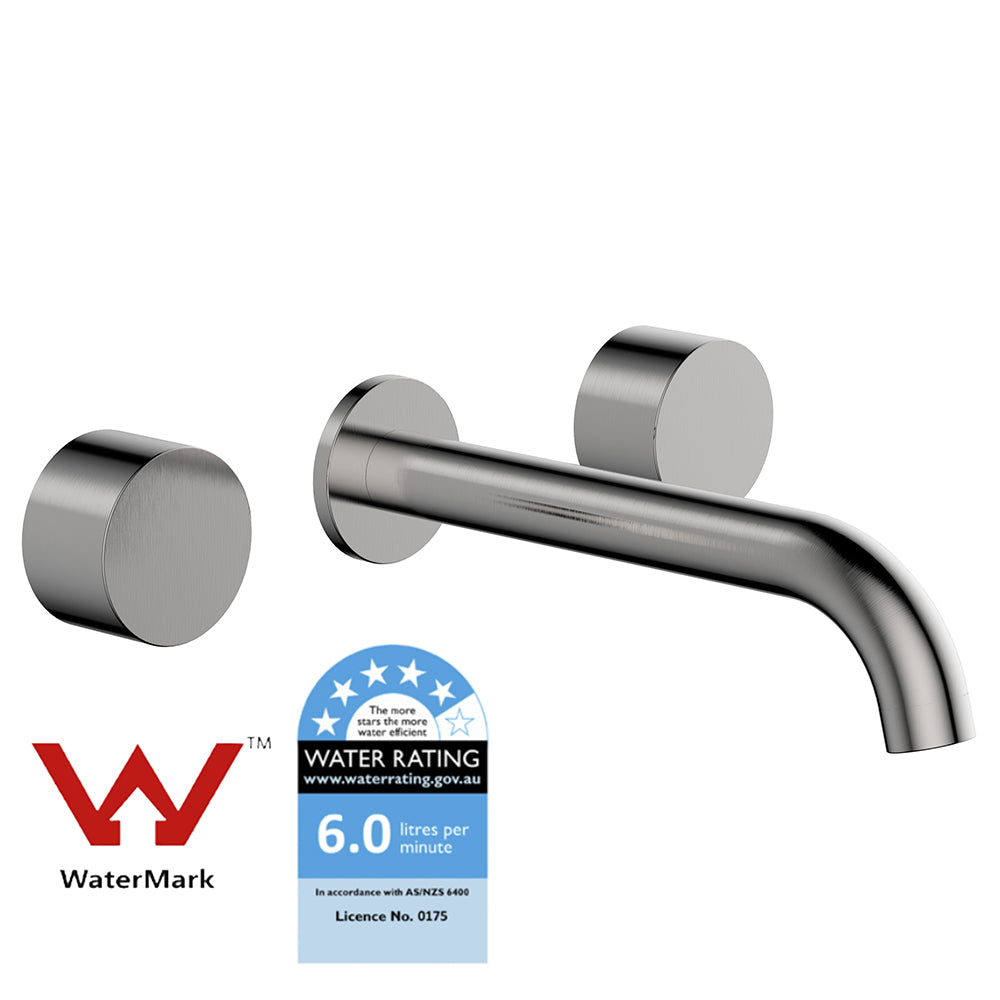 Tana 1/4 Turn C/D Basin/Bath Set Brushed Nickel POK90NZ01-BN - Bathroom Hub