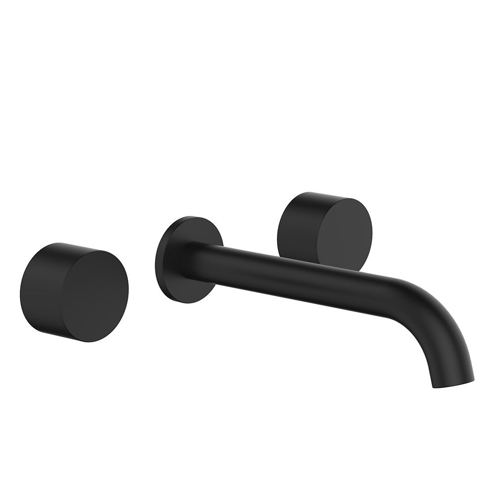 Tana 1/4 Turn C/D Basin/Bath Set Matt Black POK90NZ01-MB - Bathroom Hub
