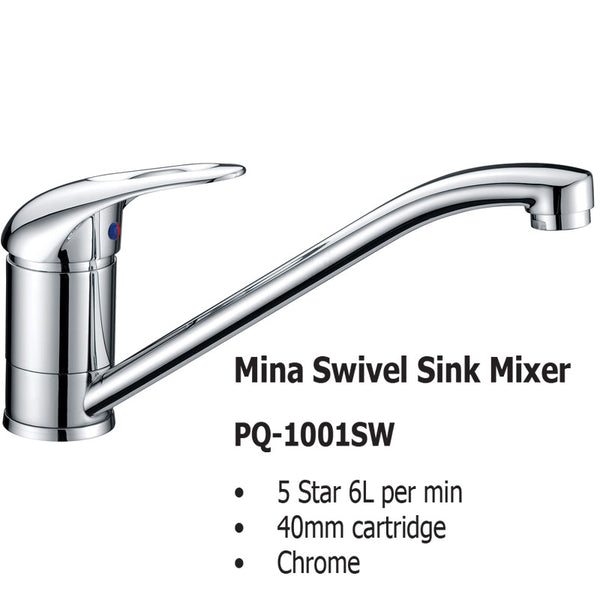 Mina Swivel Sink Mixer PQ-1001SW