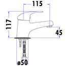 Mina Basin Mixer PQ-2001SW