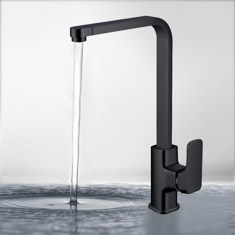 Eden Sink Mixer Matt Black PSL1001-B - Bathroom Hub