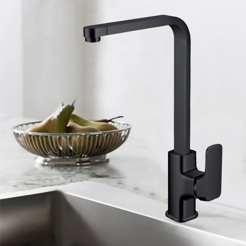 Eden Sink Mixer Matt Black PSL1001-B - Bathroom Hub