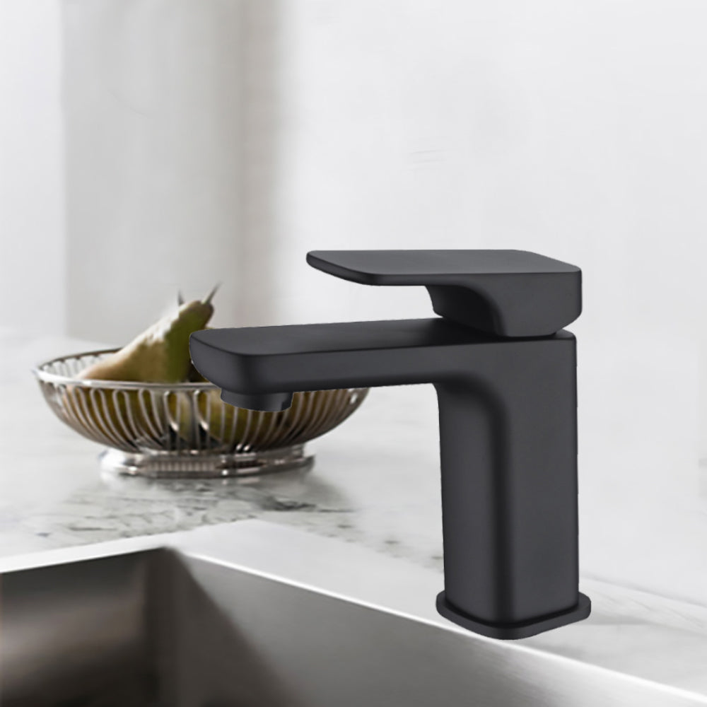 Eden Basin Mixer Matt Black PSL2001LF-B - Bathroom Hub