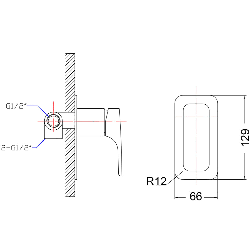 Eden Wall Mixer PSL3001LF - Bathroom Hub