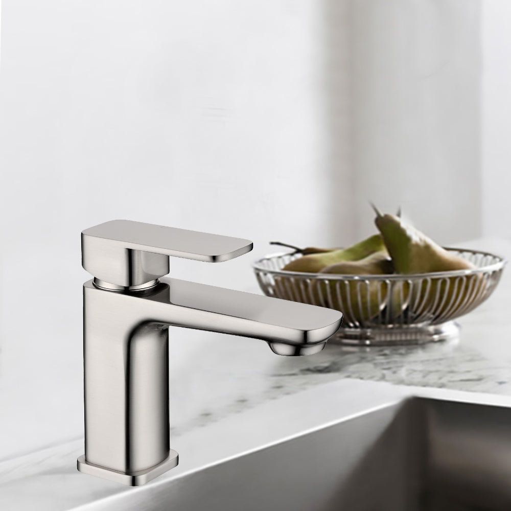 Nova New Basin Mixer Brushed Nickel PSR2003SB-BN - Bathroom Hub