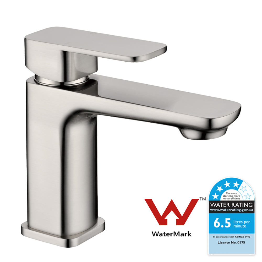 Nova New Basin Mixer Brushed Nickel PSR2003SB-BN - Bathroom Hub