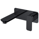 Nova New Wall Basin Mixer Matt Black PSR3006LF-B