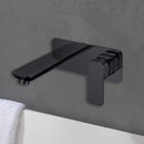Nova New Wall Basin Mixer Matt Black PSR3006LF-B