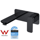 Nova New Wall Basin Mixer Matt Black PSR3006LF-B