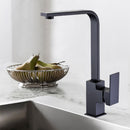 Rosa Swivel Sink Mixer Matt Black PSS1001LF-B