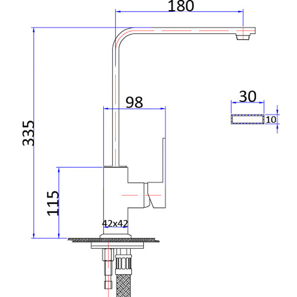 Rosa Sink Mixer PSS1001LF - Bathroom Hub