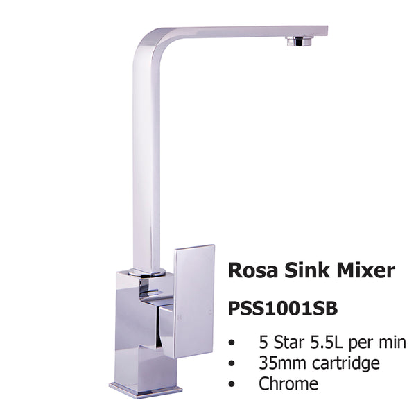 Rosa Sink Mixer PSS1001SB