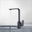 Rosa Swivel Sink Mixer Matt Black PSS1001LF-B