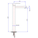Rosa Slim High Rise Basin Mixer PSS2002SB