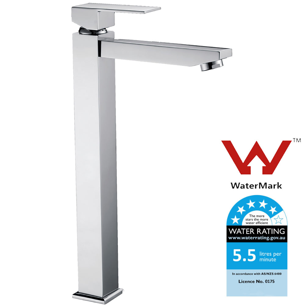 Rosa Slim High Rise Basin Mixer PSS2002SB - Bathroom Hub